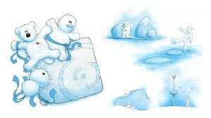 Lost Children's Place illustrations for various aspects of park design for the adult survivors of child abuse project