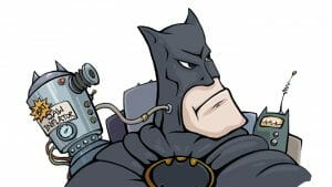 Personal Project Fun Batman concept illustration