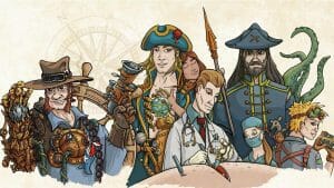 RPG Illustration FATE Fallen Star adventuring party concept development and illustration