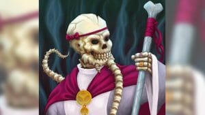 RPG Illustration Thrail, Herald of Yenia 13th Age character concept and design