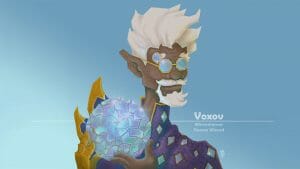 RPG Illustration Voxov the Mirrormancer character concept, design and 2D illustration