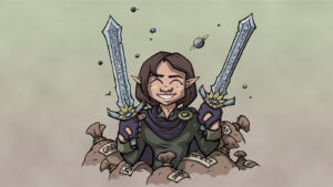 Joyous rogue illustration